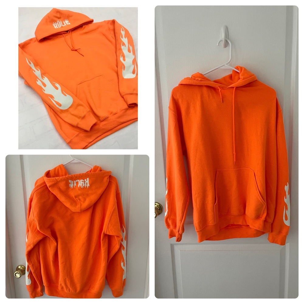 Kylie Orange Flame Hoodie